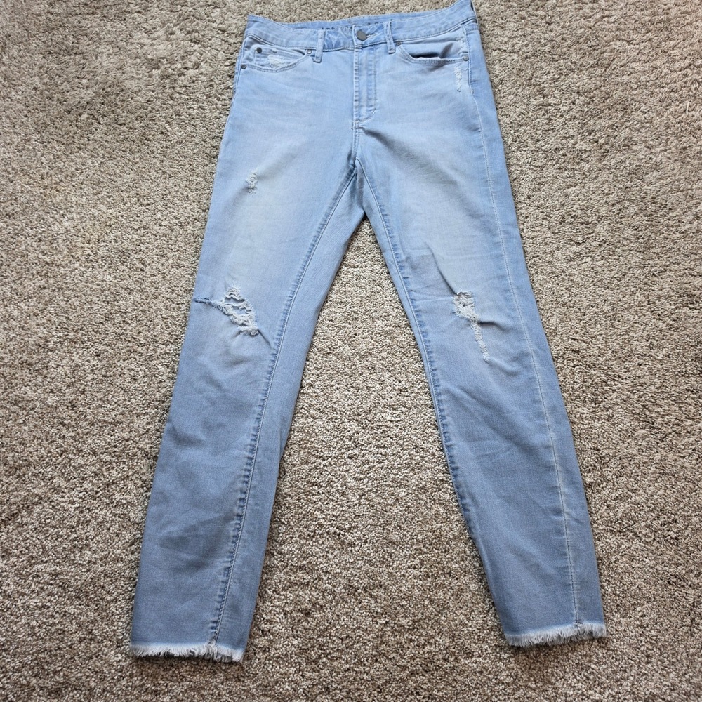 Articles of Society Skinny Jeans Women 27 Light Wash Distressed Outdoor Casual